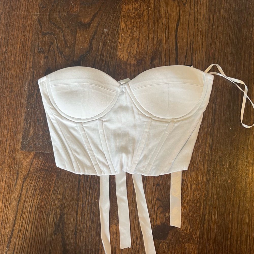 White Corset Top